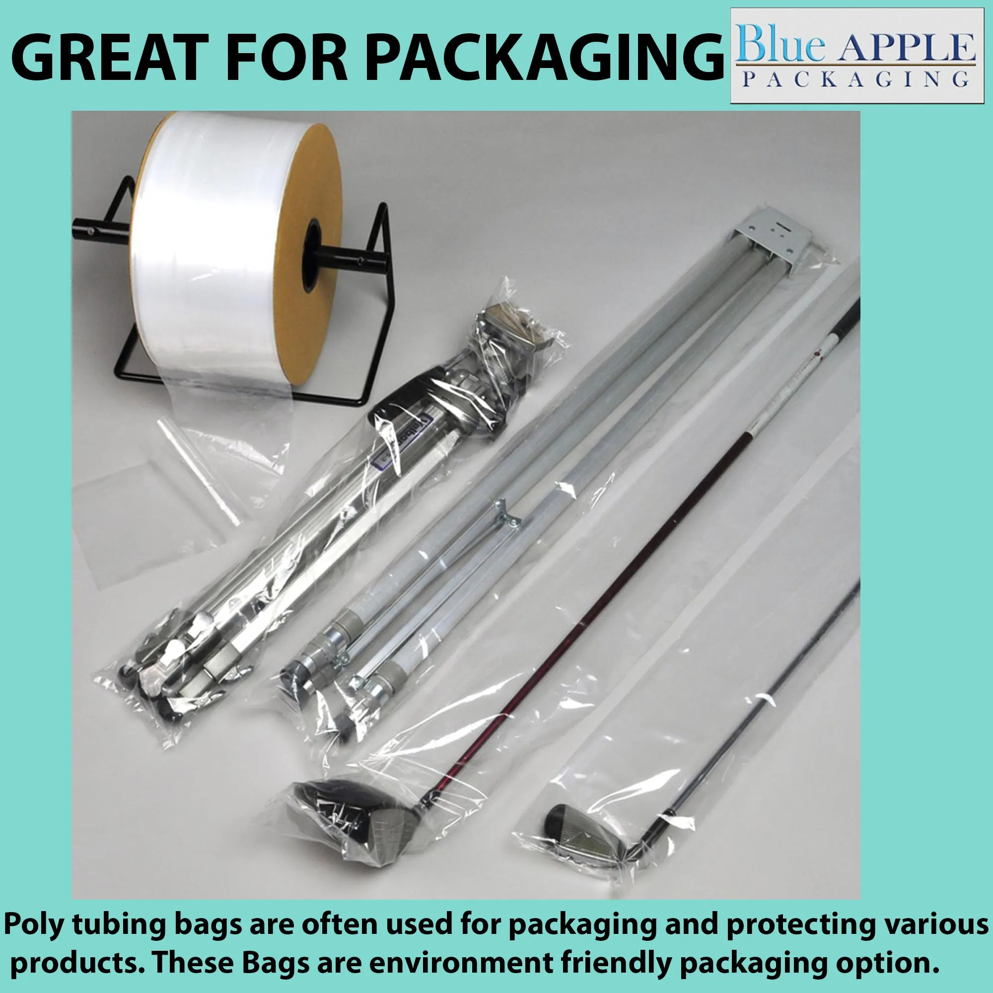 10 inch x 2900ft Poly Tubing Roll 1.5 Mil LDPE Low Density