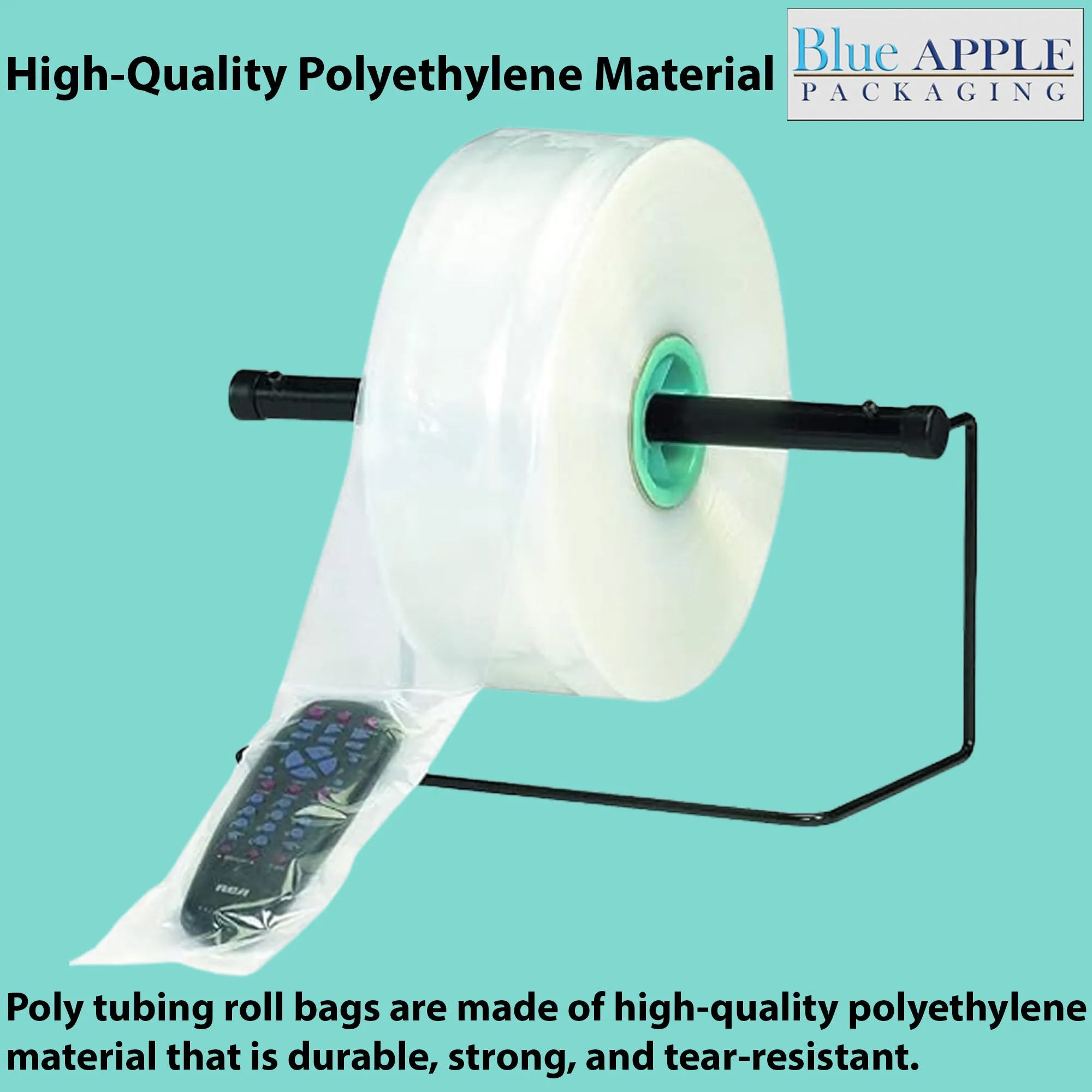 10 inch x 2900ft Poly Tubing Roll 1.5 Mil LDPE Low Density