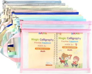 10 Pack Two Layers Mesh Zipper Pouch Bags, Puzzle and Toy Organizer Storage Bag with Breathable Nylon Mesh, A4 Clear Zipper Pouch with Handle for Playroom School Office Organization