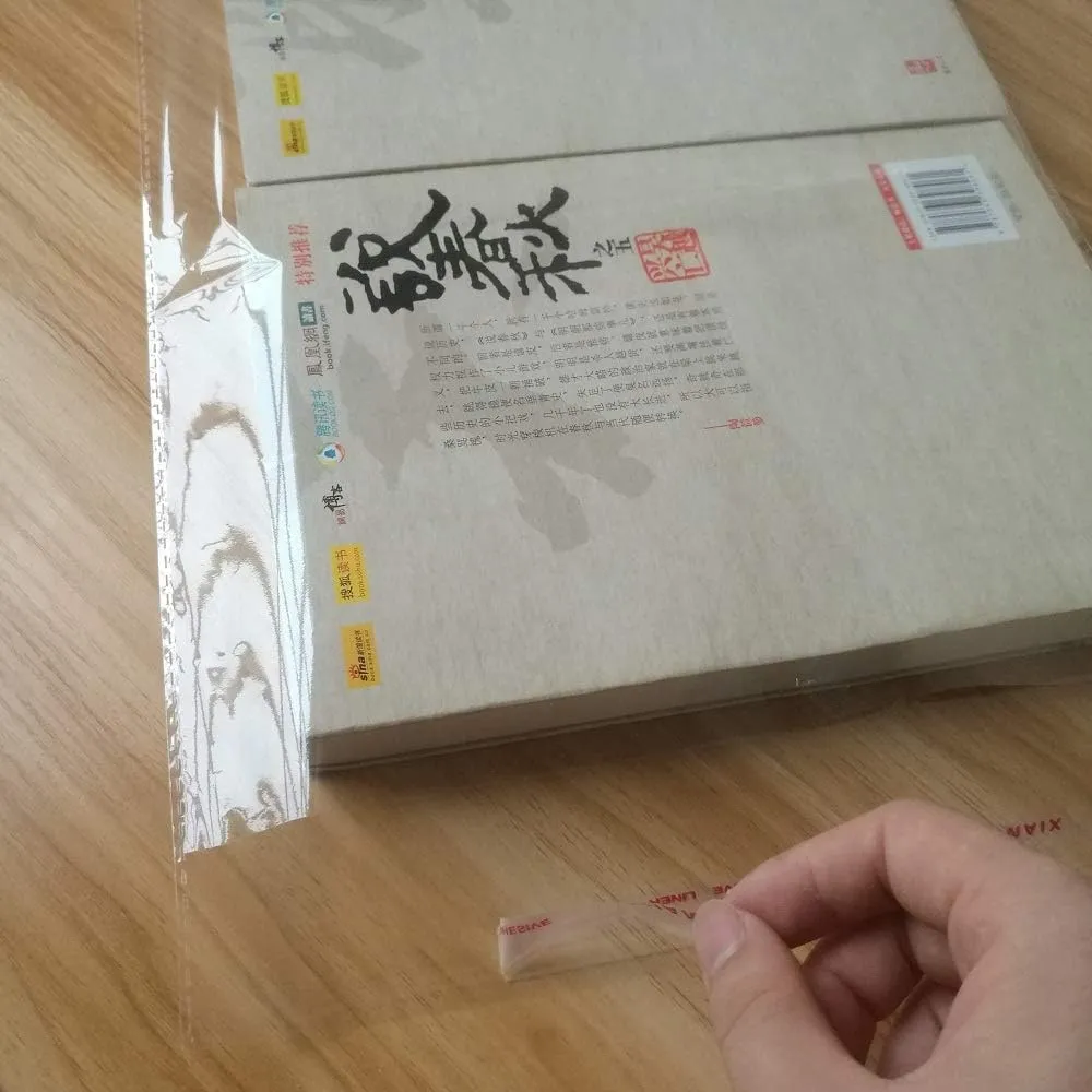 100 Pcs 11" x 14" Self Seal Clear Cellophane Bags Resealable Plastic Apparel Bag Perfect for Packaging Clothing, T-Shirt, Brochure, Prints, Handicraft Gift Bags