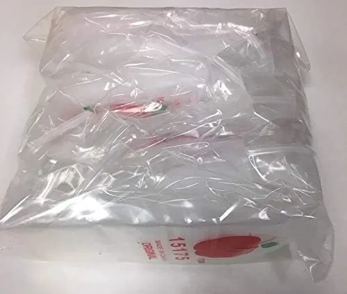 1000 Apple Brand 15175 1.5x1.75 2mil Clear Resealable Bags 1,000 Baggies 1.5"x1.75"