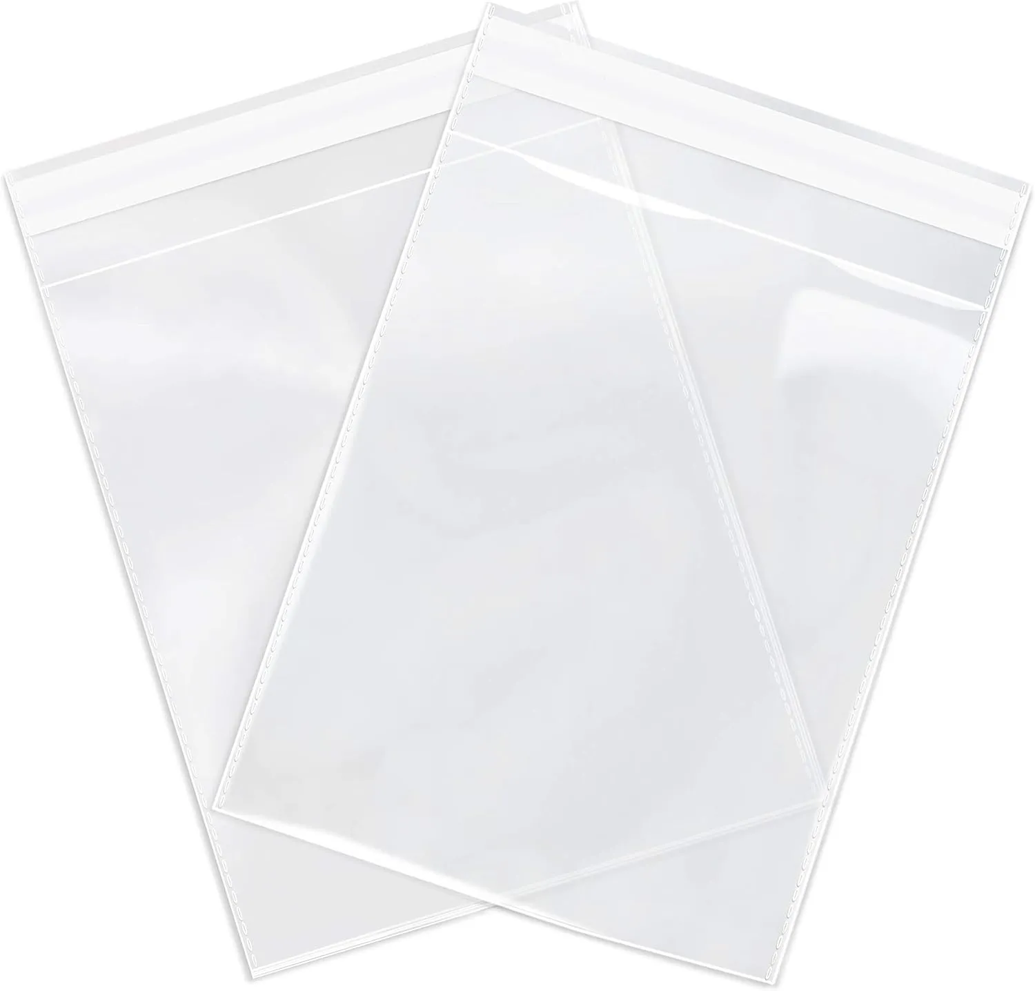1000 Count 6" x 9", 2 Mil Self Seal Clear Mailer Cellophane Bag - Resealable Plastic Poly Cello Bags for Bakery, Candle, Soap, Cookie Poly Bags