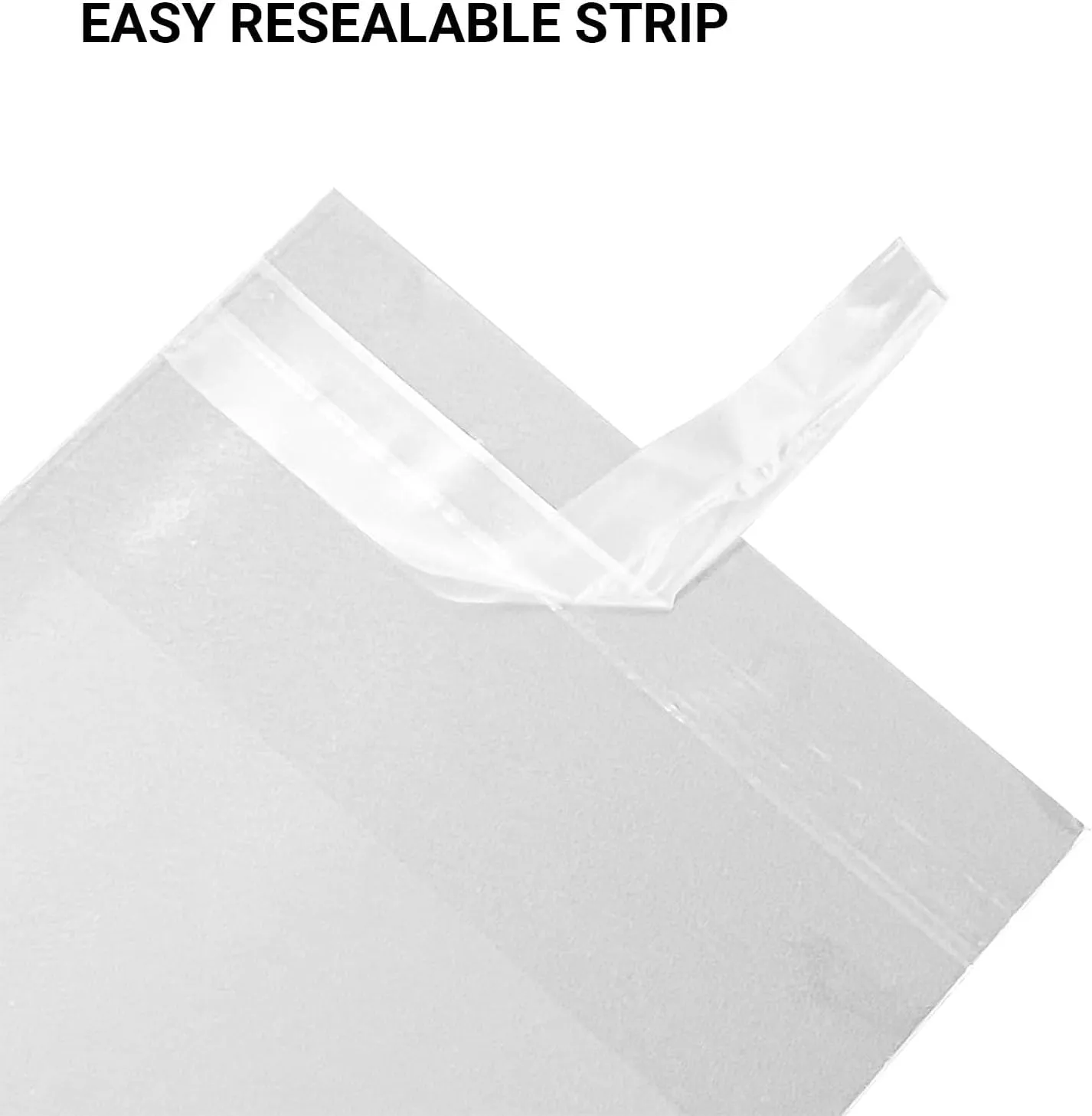 1000 Count 6" x 9", 2 Mil Self Seal Clear Mailer Cellophane Bag - Resealable Plastic Poly Cello Bags for Bakery, Candle, Soap, Cookie Poly Bags