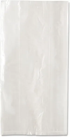 1000 Count LDPE Clear Poly Bags - Food Storage, Produce, Meat, Seafood, or Bread & Bakery Bags - 8"x4"x18"