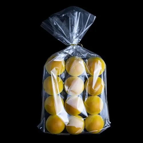 11 x 18 Inch French Bread Bags, 100 Clear Plastic Baugette Long Bags With Free Twist Ties - Mirco Perforated, Thickened, Freezer Safe, Disposable