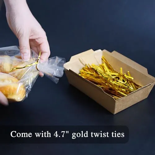 11 x 18 Inch French Bread Bags, 100 Clear Plastic Baugette Long Bags With Free Twist Ties - Mirco Perforated, Thickened, Freezer Safe, Disposable