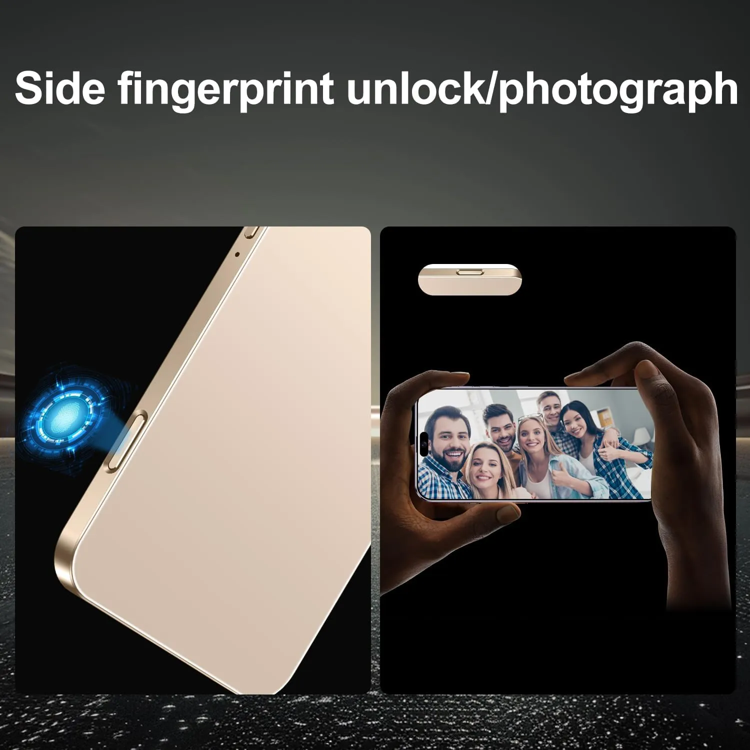 15 PROMAX 5G Unlocked Smartphone,12GB 512GB Fully Cell Phone for Android 14, 6.8" Unlocked Cell Phone, 6800mAh, 48MP 108MP Dual Camera/Dual SIM/Fingerprint Lock/Face (Desert Titanium)