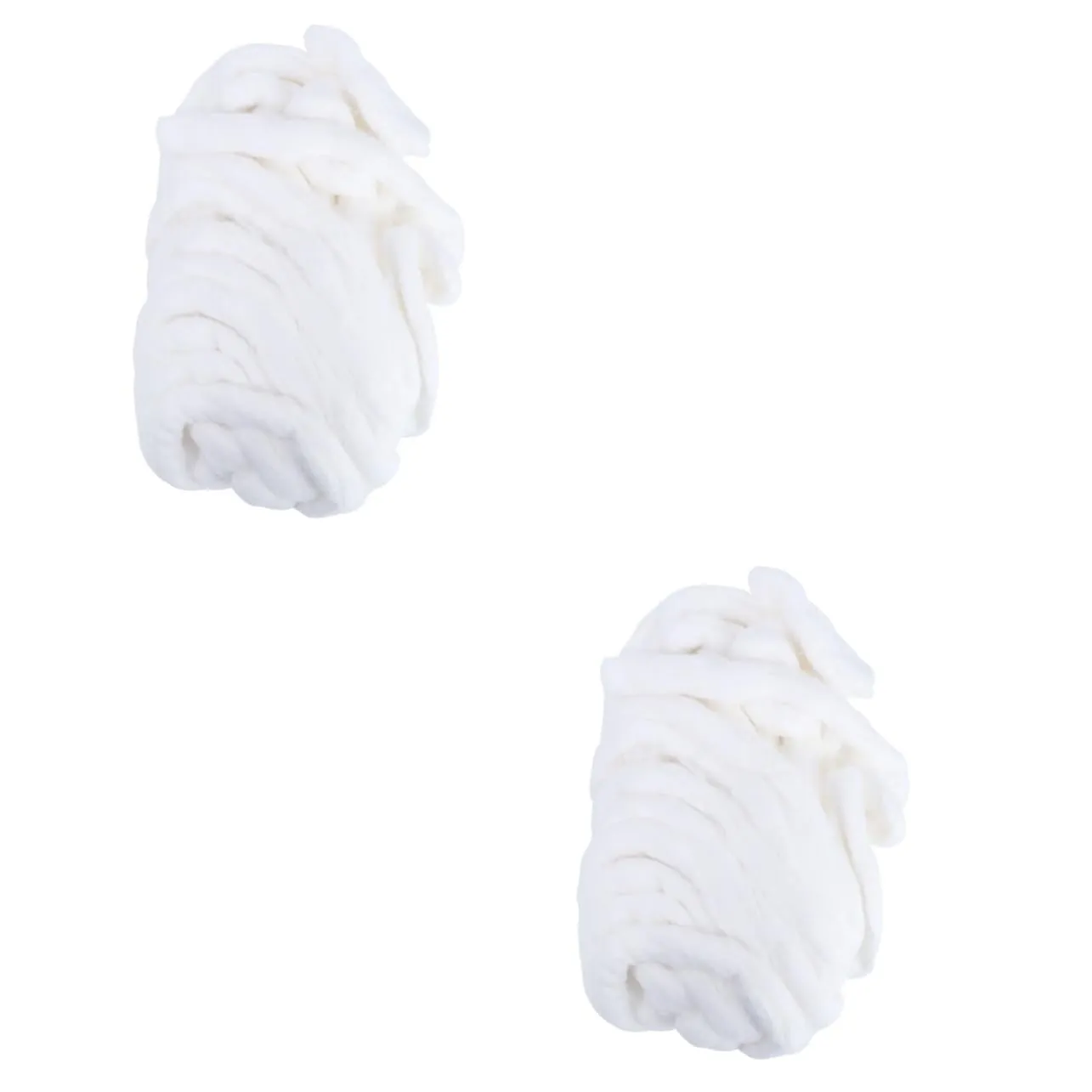 2 Rolls Water Absorbent Cotton Strips for Salon Pure Soft Sturdy Multi-purpose for Hair Beauty Pet Care Crafts