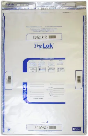22 X 33 TripLok, Clear, 100 Deposit Bags