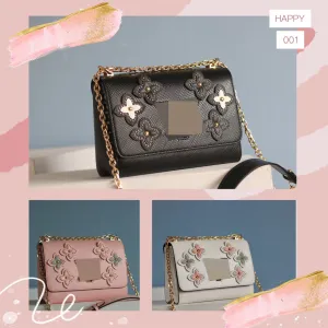23*18*8cm flowers shoulder bag crossbody bags fashion women  2024 high quality