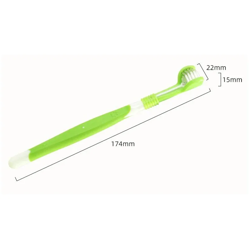 3-Sided Pet Toothbrush