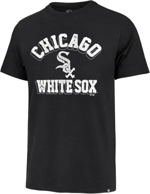 47 Brand MLB Men's Unmatched Franklin Team Color Arched Wordmark Primary Logo Short Sleeve Baseball Fashion T-Shirt