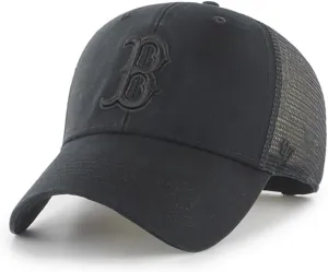 47 Brand MLB Unisex Black Team Logo Flagship MVP Mesh Trucker Adjustable Snapback Baseball Cap Adult One Size Fits All