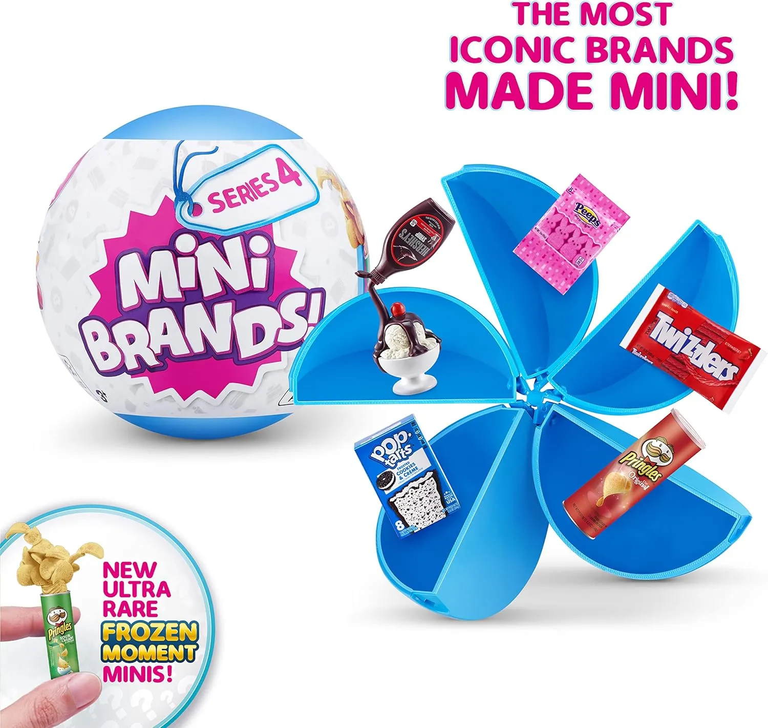 5 Surprise Mini Brands Collector's Kit by ZURU - Kids Toy, Great Includes Real Miniature Collectibles, 3 Mystery Capsules   1 Case, (Amazon Exclusive)