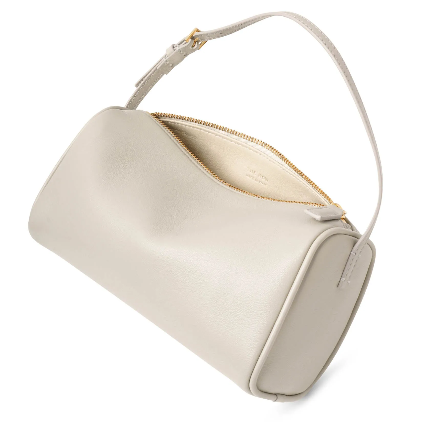 90's light grey leather bag