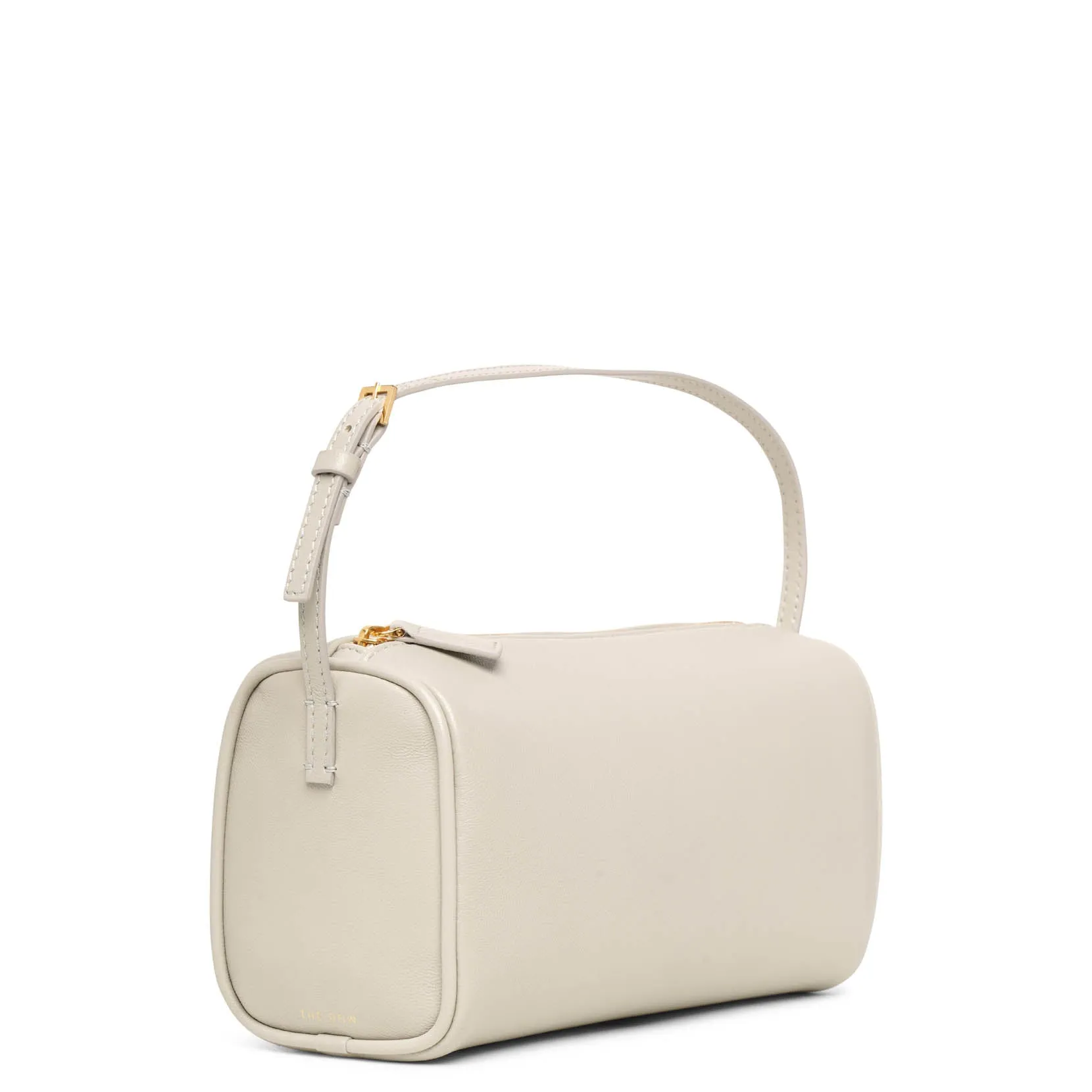 90's light grey leather bag