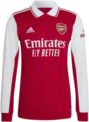 adidas Arsenal 22/23 Long Sleeve Home Jersey (as1, Alpha, 3X_l, Regular, Regular, 3XL) Red