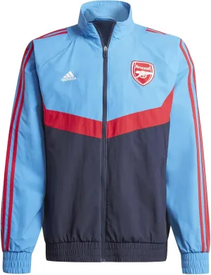 adidas Arsenal Woven Track Top Men's Jacket (US, Alpha, Small, Regular, Regular, Ray Blue/Legend Ink)
