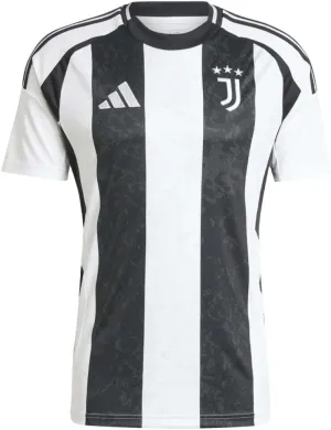 adidas Juventus Men’s Stadium Jersey 2024/25 (US, Alpha, Medium, Regular, Regular, White/Black)
