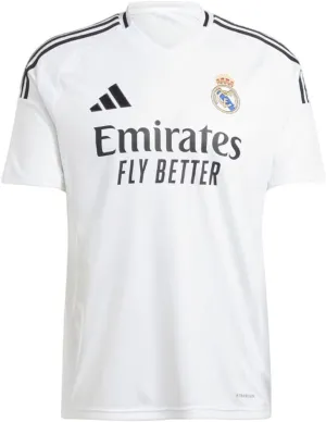 adidas Real Madrid Men’s Stadium Home Jersey 2024/25 (US, Alpha, XX-Large, Regular, Regular, White)