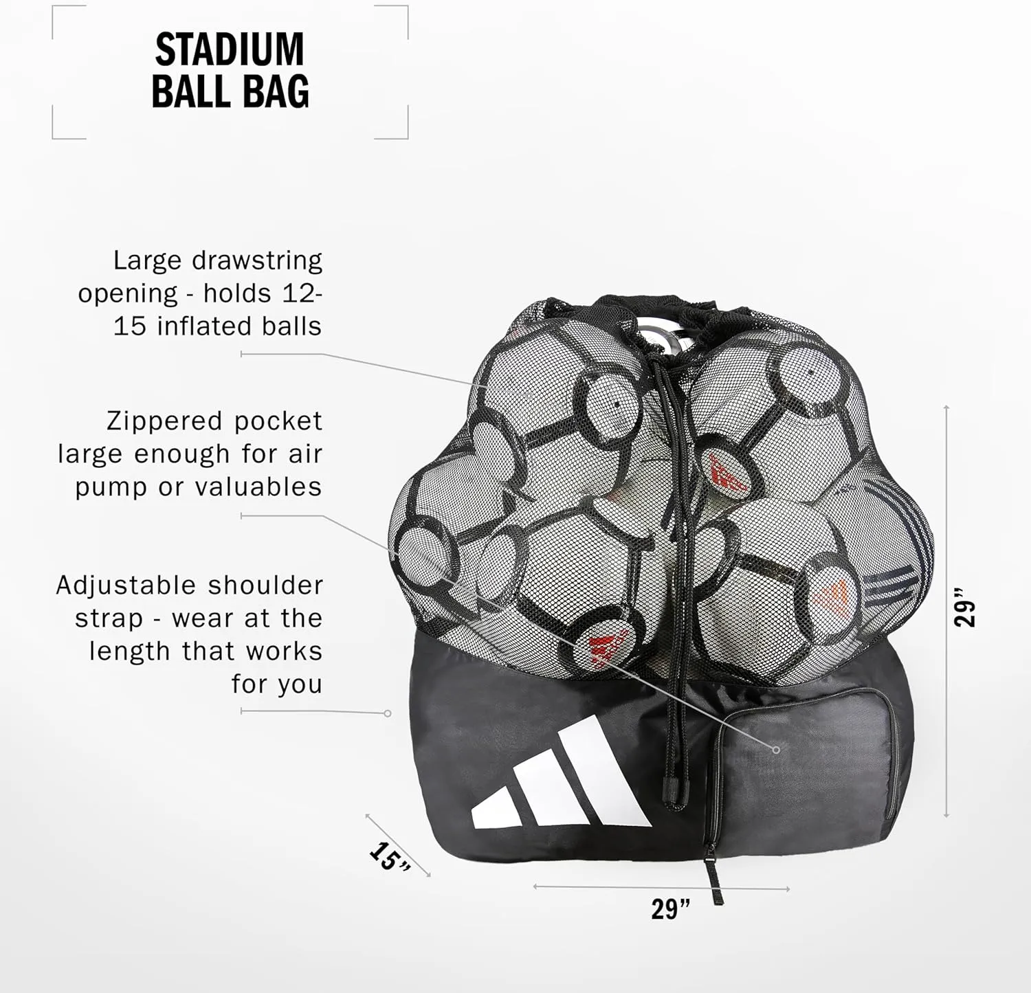adidas Stadium Ball Bag
