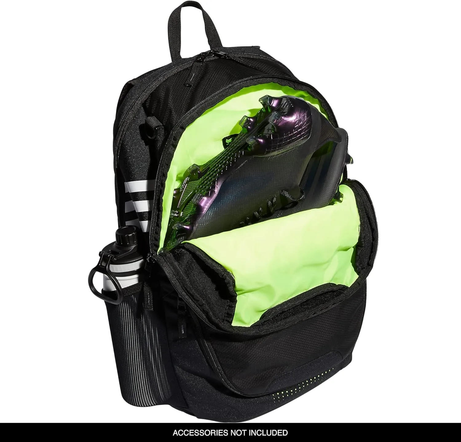 adidas Stadium Team Sports Backpack for Men and Women (36l) Durable Athletic Laptop Bag, Black/3.0, One Size
