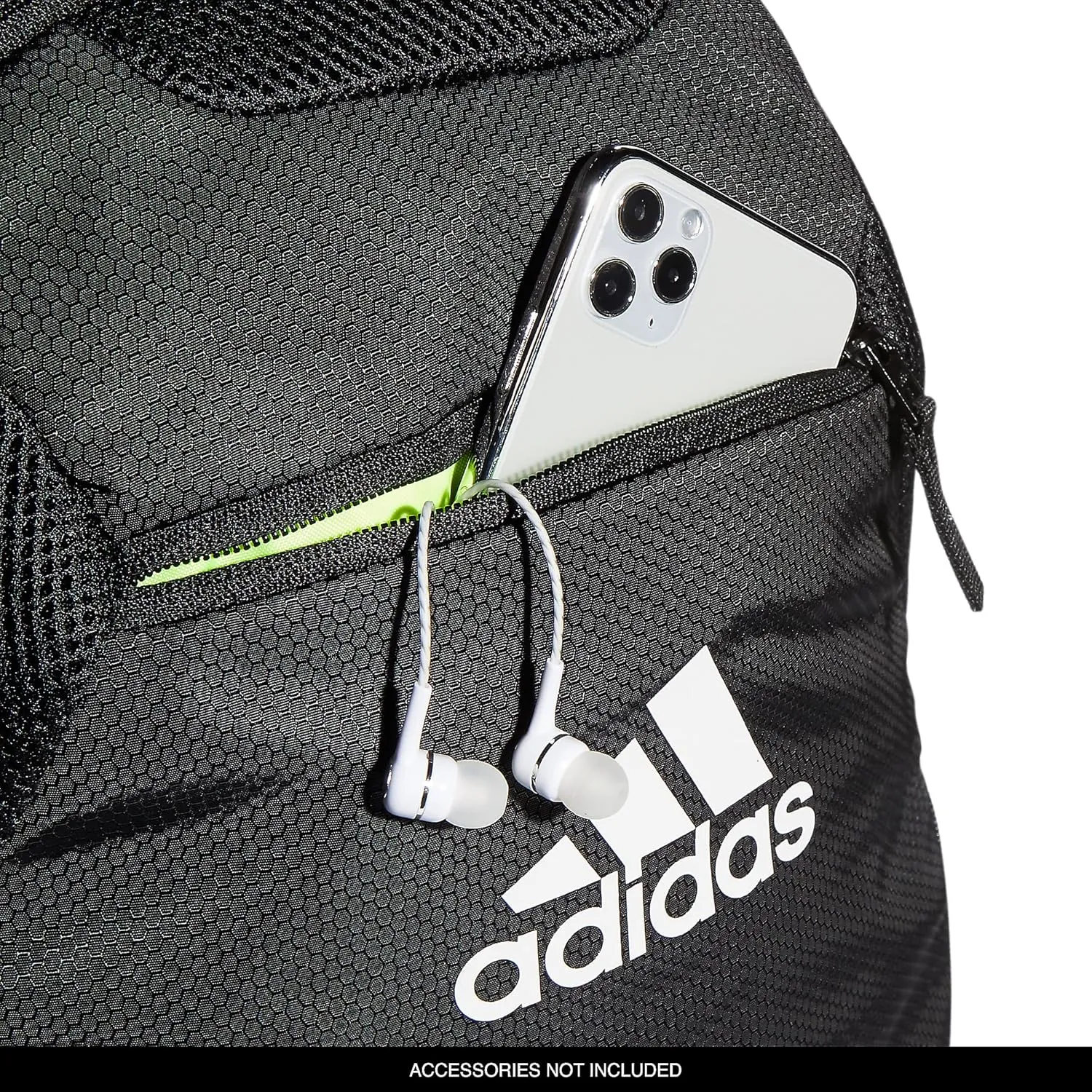 adidas Stadium Team Sports Backpack for Men and Women (36l) Durable Athletic Laptop Bag, Black/3.0, One Size