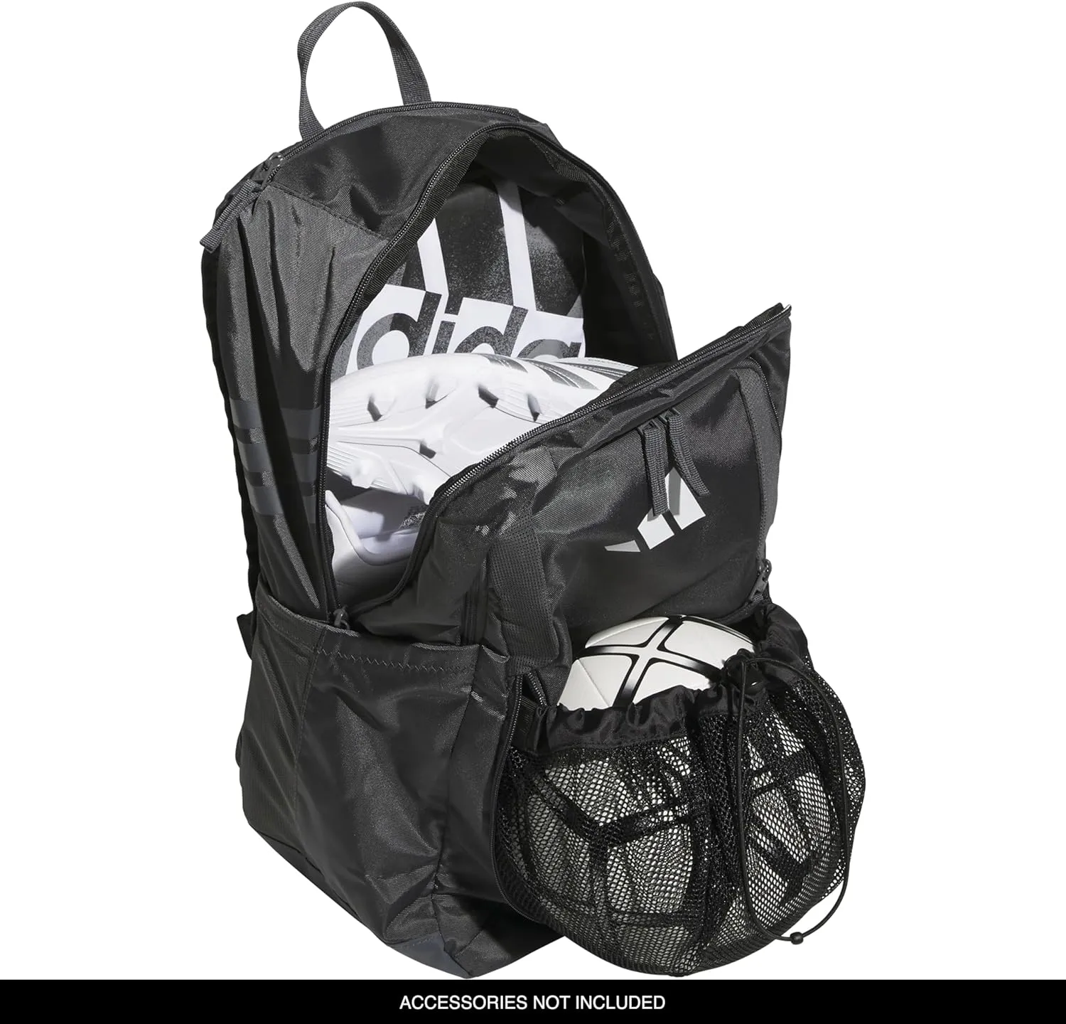 adidas Stadium Team Sports Backpack for Men and Women (36l) Durable Athletic Laptop Bag, Dark Grey/4.0, One Size