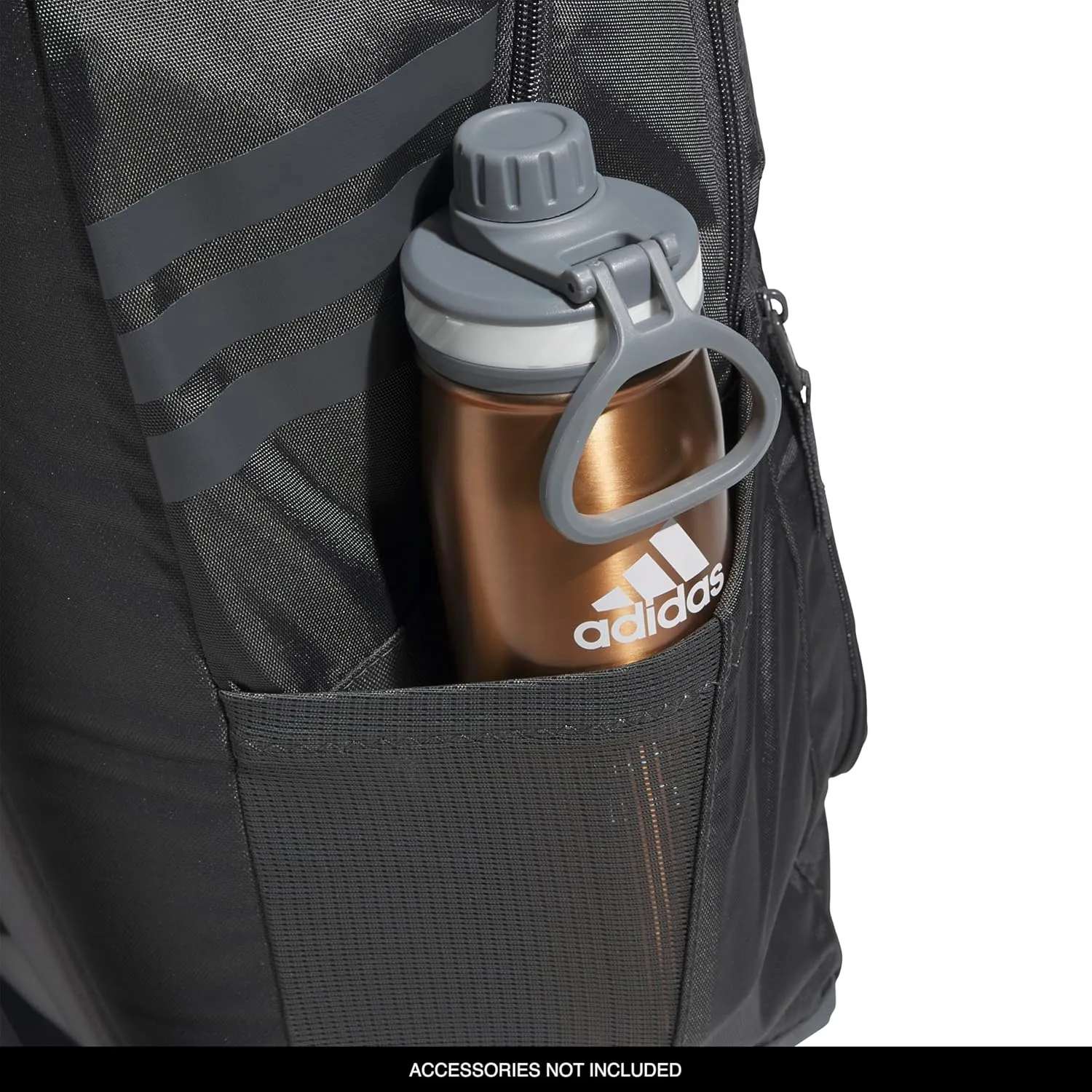 adidas Stadium Team Sports Backpack for Men and Women (36l) Durable Athletic Laptop Bag, Dark Grey/4.0, One Size