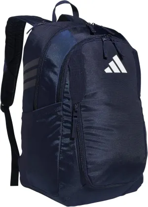 adidas Stadium Team Sports Backpack for Men and Women (36l) Durable Athletic Laptop Bag, Navy Blue 2/4.0, One Size
