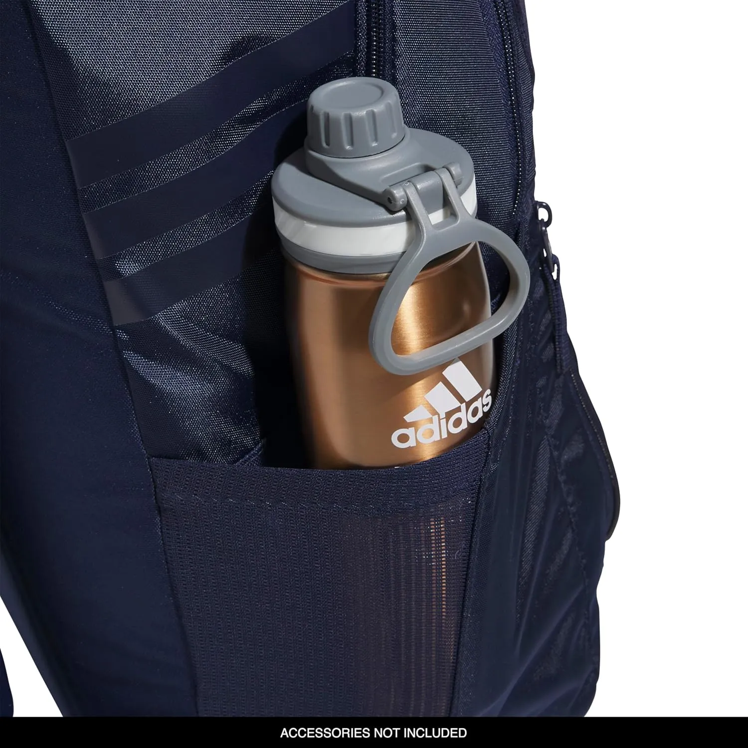 adidas Stadium Team Sports Backpack for Men and Women (36l) Durable Athletic Laptop Bag, Navy Blue 2/4.0, One Size