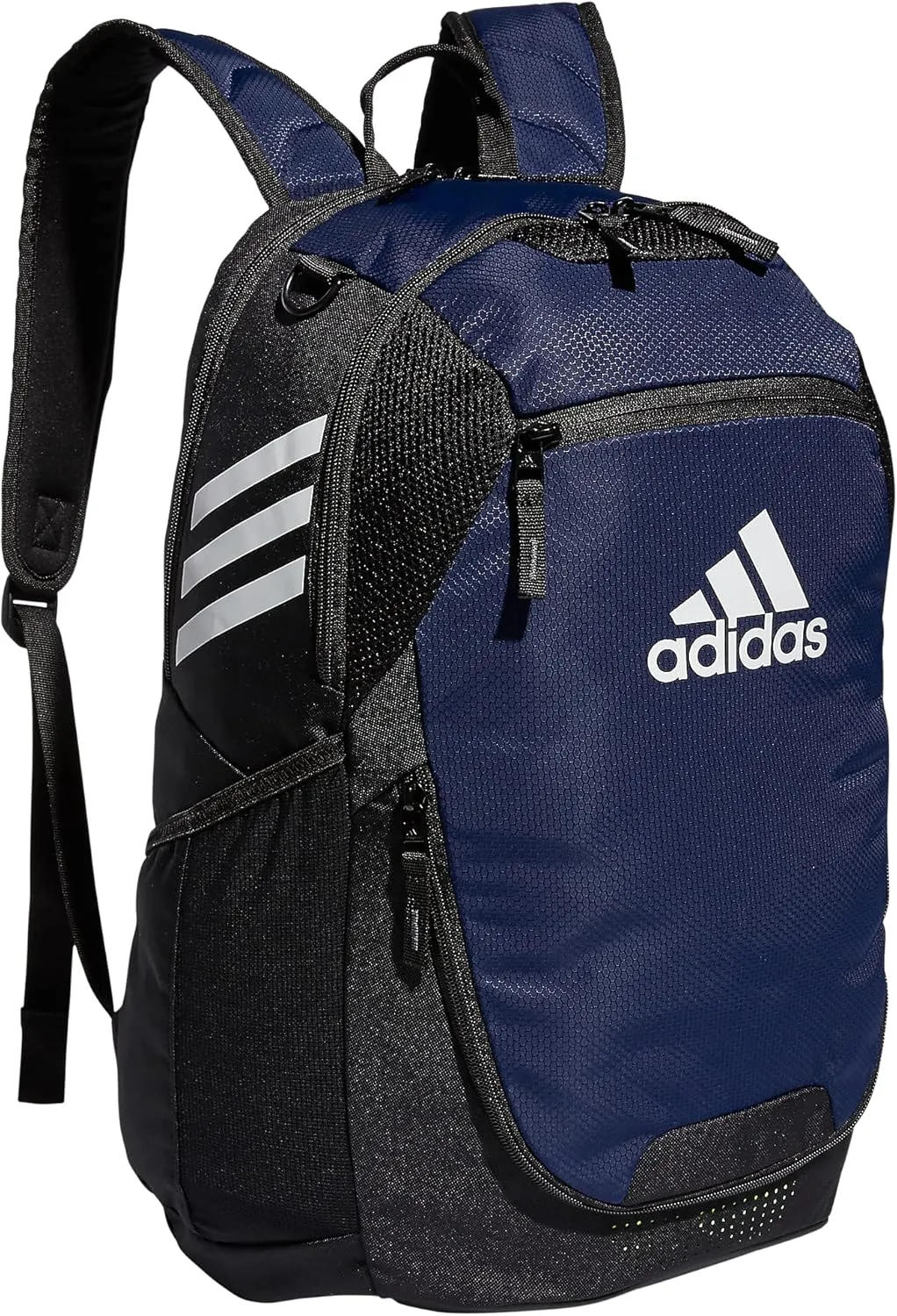 adidas Stadium Team Sports Backpack for Men and Women (36l) Durable Athletic Laptop Bag, Navy Blue/3.0, One Size