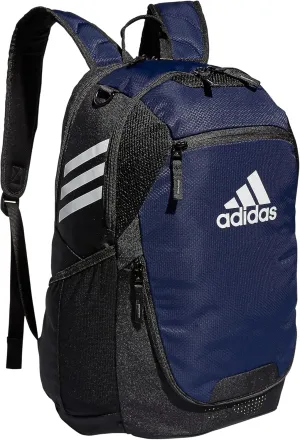 adidas Stadium Team Sports Backpack for Men and Women (36l) Durable Athletic Laptop Bag, Navy Blue/3.0, One Size