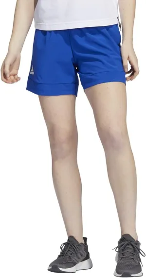 adidas Stadium Womens 5 Inch Traning Shorts L Team Royal Blue-White
