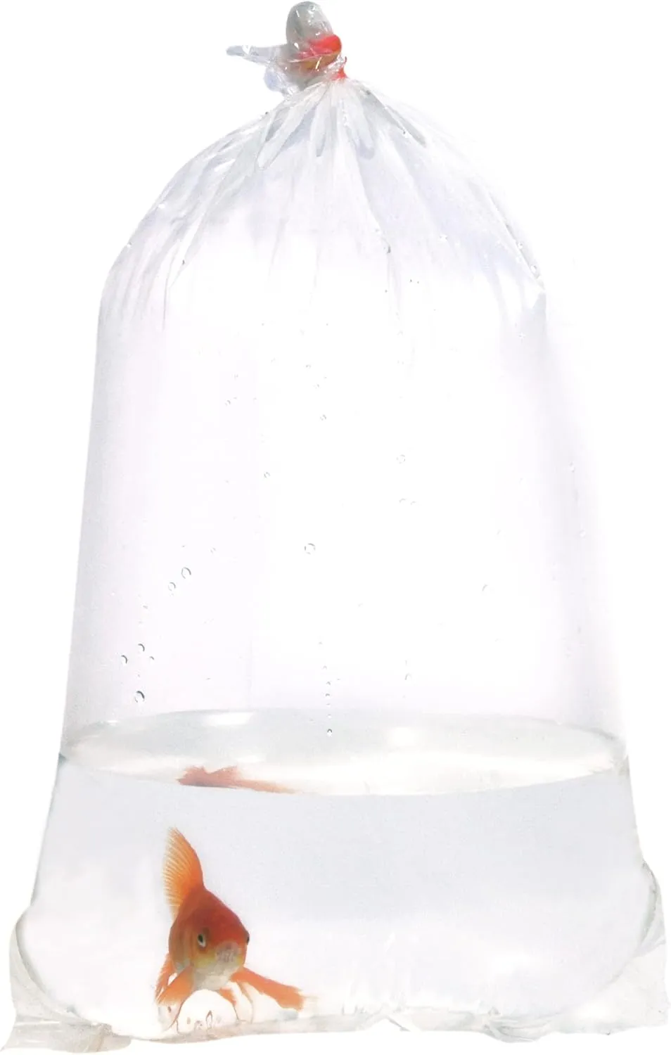 ALFA Fishery Bags Round Corners Bottom Leak Proof Clear Plastic Fish Bags Size 8 Inches for Marine and Tropical Fish Transport 2 mil. (8" x 15" / 100 Pack)