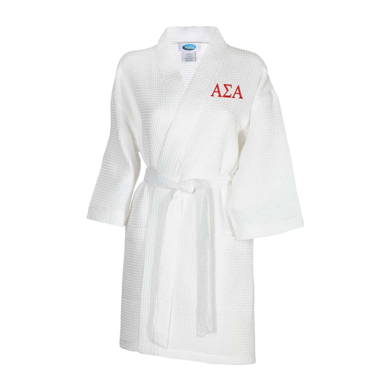 Alpha Sigma Alpha Waffle Weave Robe