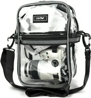 Amazonian 1.0 Clear Bag for Women and Men, Plastic Crossbody Bag, Stadium Approved Purse, Transparent bag