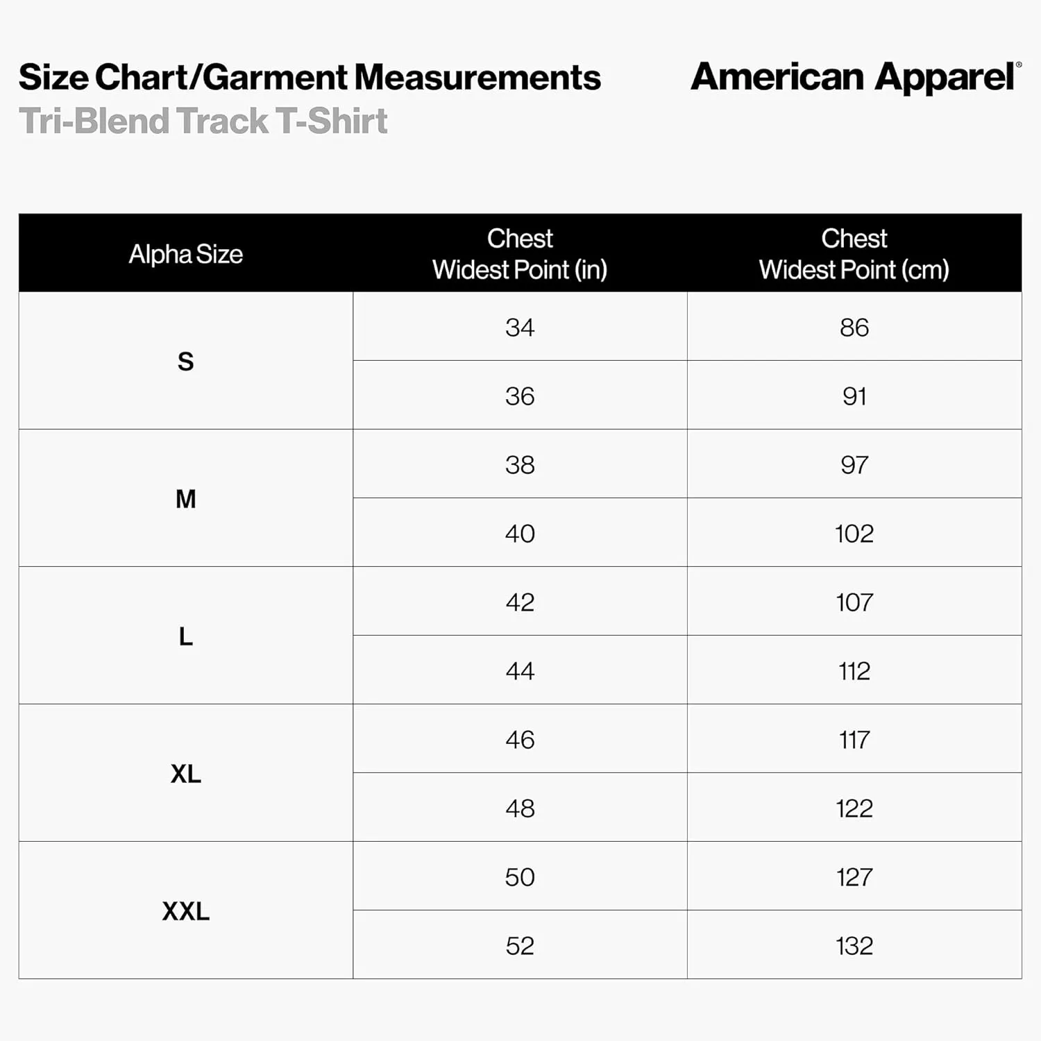 American Apparel Unisex Adult Tri-Blend Crewneck Short Sleeve Track T-Shirt (2 Pack)
