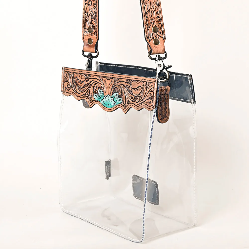 American Darling ADBG1142 Hand Tooled Genuine Leather Women Bag Western Handbag Purse