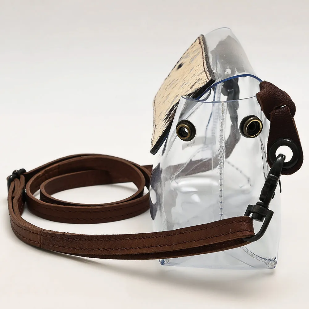 American Darling ADBGZ303 Clear Bag Hair On Genuine Leather Women Bag Western Handbag Purse