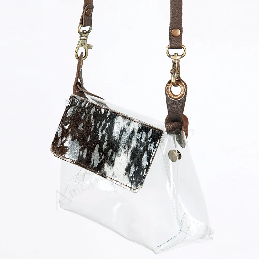 American Darling ADBGZ303 Clear Bag Hair On Genuine Leather Women Bag Western Handbag Purse