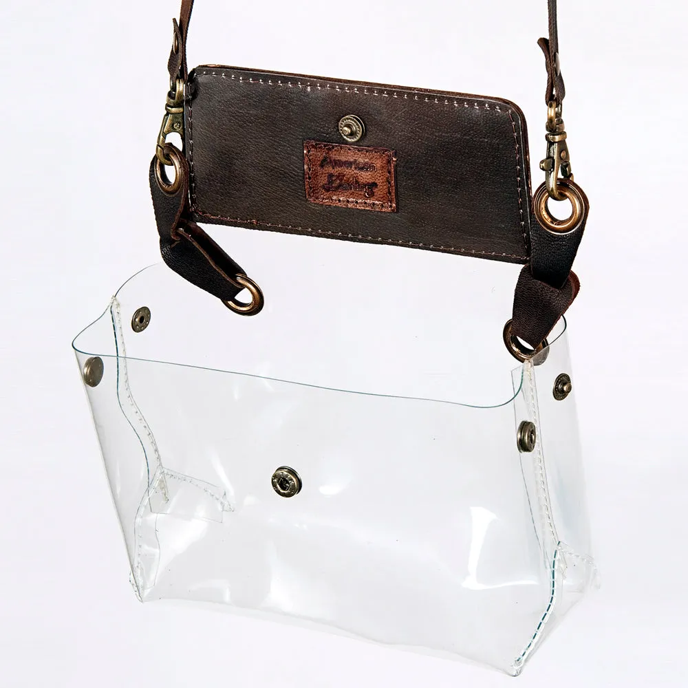 American Darling ADBGZ303 Clear Bag Hair On Genuine Leather Women Bag Western Handbag Purse