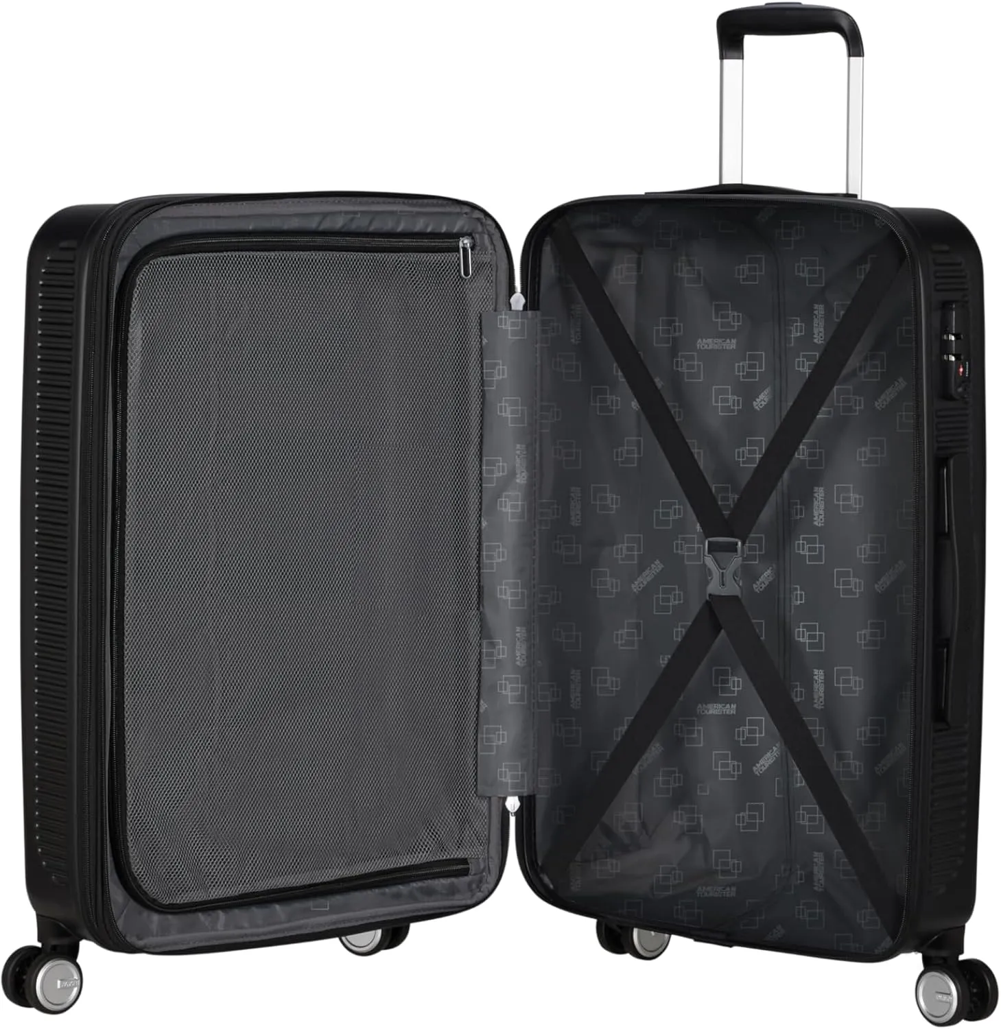 American Tourister Suitcase, Storm Black, Koffer 67 cm