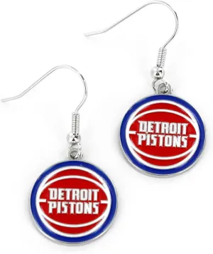 aminco NBA womens NBA Logo Dangler Earrings