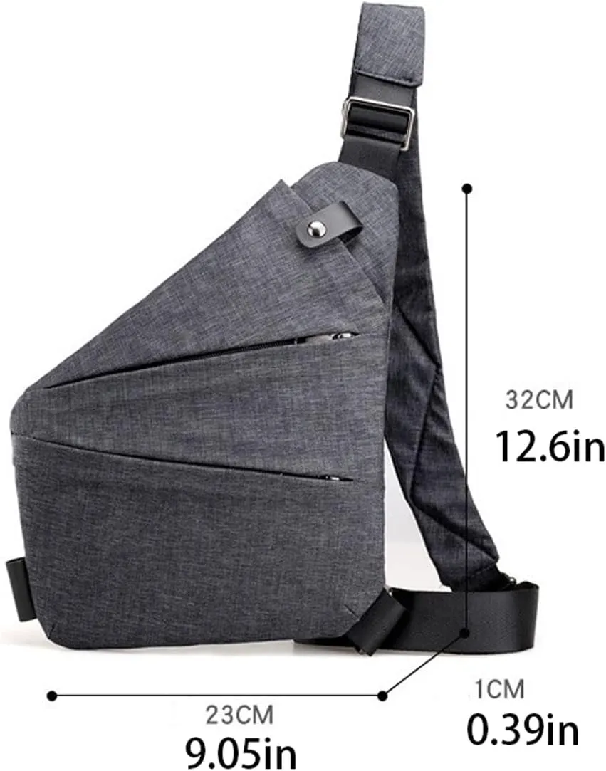 Anti Theft Crossbody Bags for Women, 2025 New Anti-Theft Travel Bag, Shoulder Bag Anti-theft Design for Travel, Sport (Army Green - Right Shoulder)