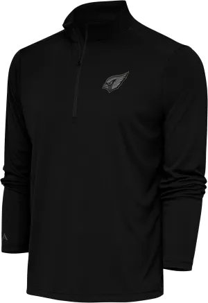 Antigua Men's NFL Tonal Logo Tribute Quarter-Zip Pullover Top