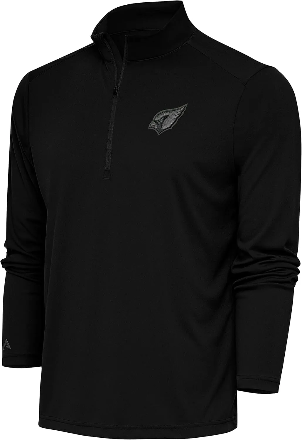 Antigua Men's NFL Tonal Logo Tribute Quarter-Zip Pullover Top