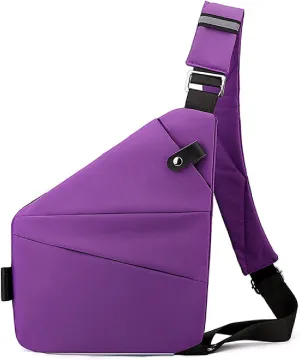 APLUSH Anti Theft Crossbody Travel Bags Slim Sling Bag with Adjustable Strap Multi-Pocket Shoulder Bag