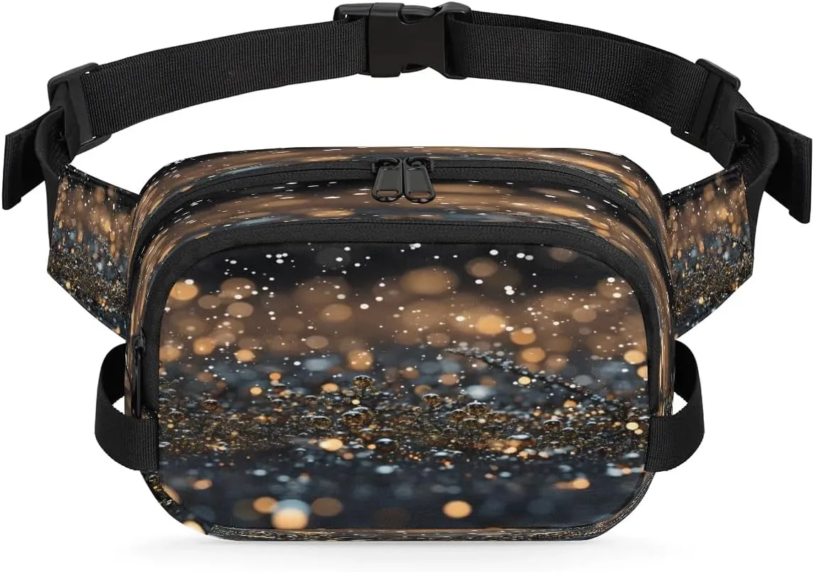 Art Vivid Beauty Pattern Fanny Packs for Women Men Waterproof Waist Bag with Adjustable Strap Belt Bag for Travel Running Hiking