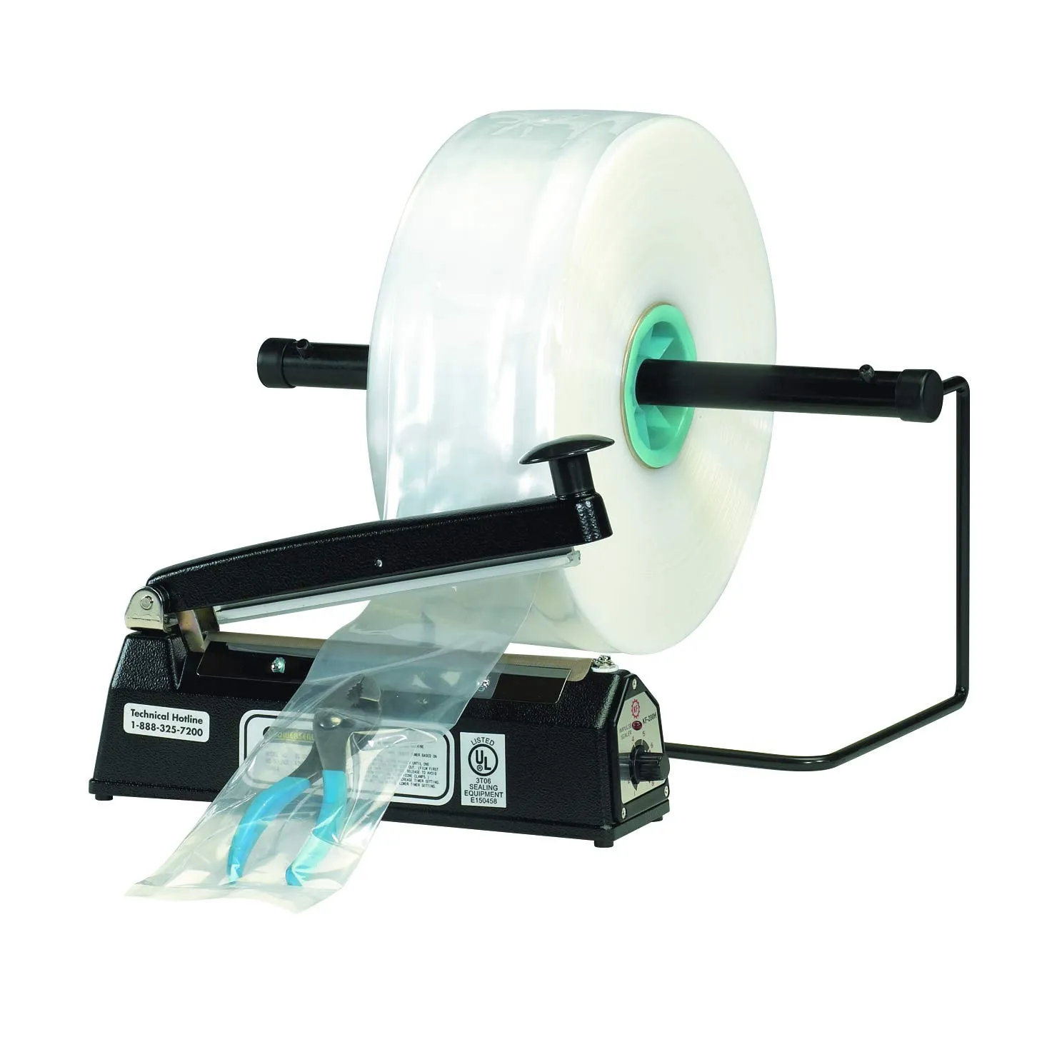Aviditi Poly Tubing Roll, 8" x 1075', 4 Mil, Clear - for Custom Sized Poly Bags